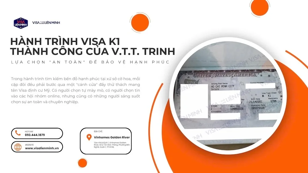 hanh trinh visa K1 thanh cong cua khach hang tai visa lien minh