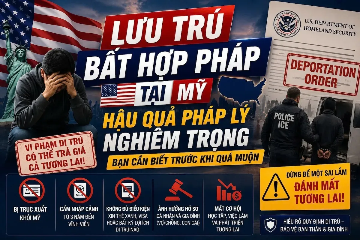 visa Mỹ — minh họa cho luu tru bat hop phap tai my hau qua phap ly nghiem trong ban can biet truoc khi qua muon